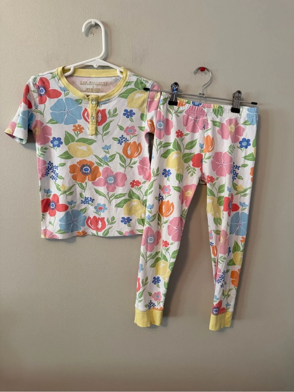The Beaufort Bonnet Company Kids Floral Pajama Set - Multicolor